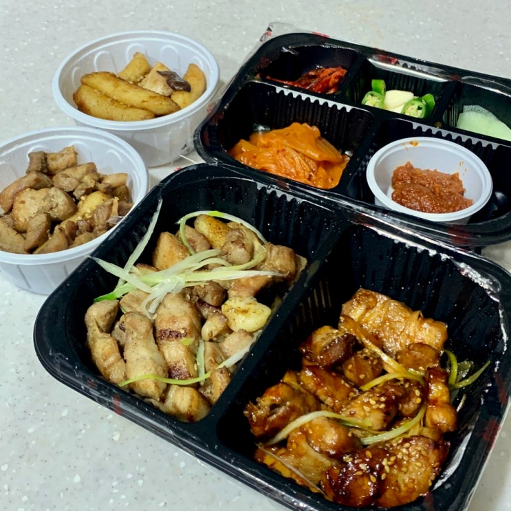  삼겹살 배달 시켜보았다 :: 돼지33 배달삼겹 영등포점