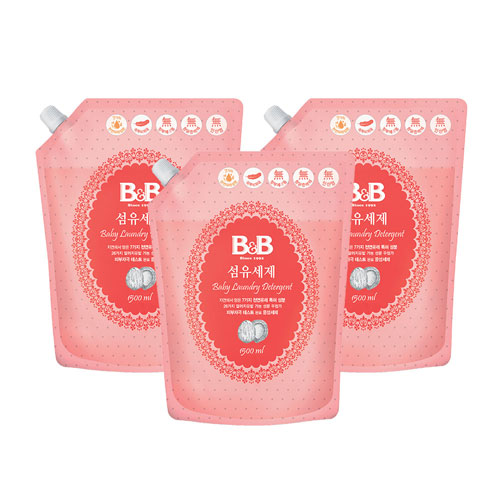  {품절예상 베스트 6} 유아세제 - 비앤비 섬유세제 리필 1500ml,  (With 봄맞이 소식)