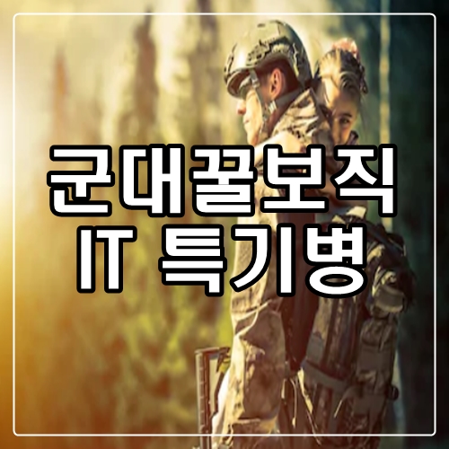  군대 꿀보직 'IT특기병' 어떤 점이 좋길래?
