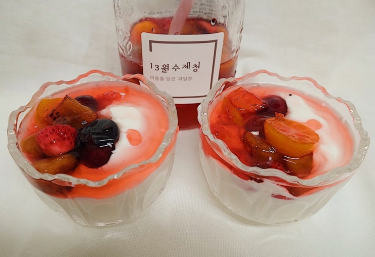 홈카페 레시피 재료로 짱인 13월 수제청 홈카페 레시피 재료로 짱인 13월 수제청