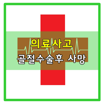  골절 수술로 사망한 의료사고