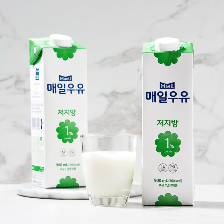  매일우유 저지방 1 우유 900ml 2개