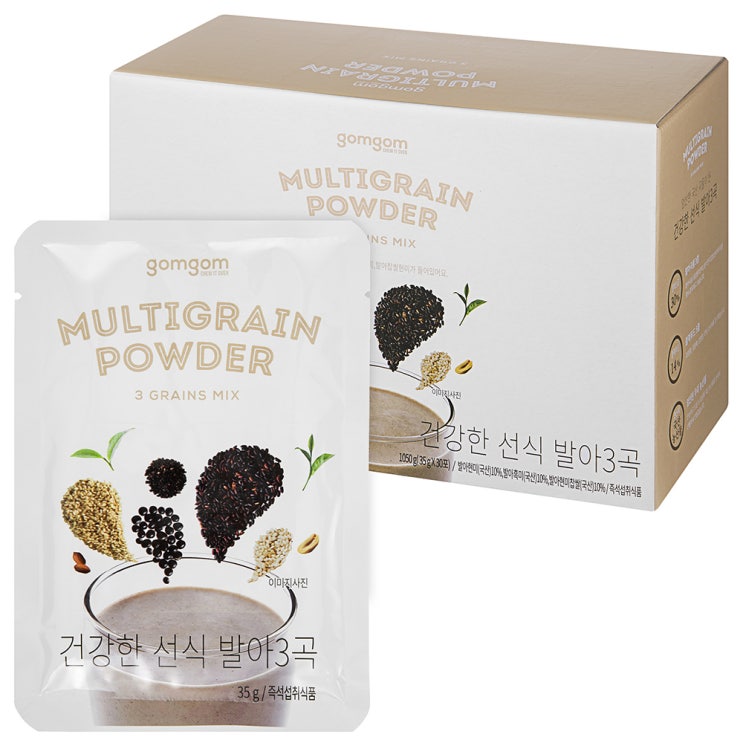 (로켓배송)곰곰 건강한 선식 발아3곡, 35g, 30개입 가격정보 (로켓배송)곰곰 건강한 선식 발아3곡, 35g, 30개입 가격정보