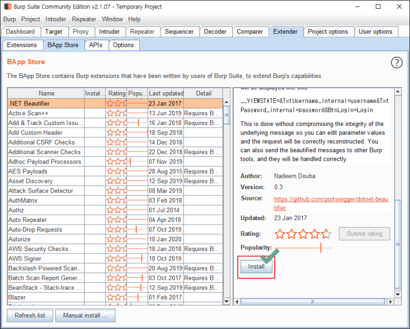 웹 해킹 필수 버프스위트(Burpsuite) 외부 스캐너 기능 활용 : 네이버 블로그