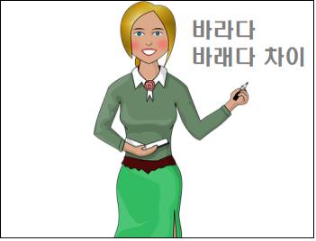  바라다 바래다 차이
