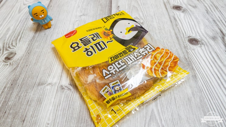  삼립 펭수빵! 요들레히띠 스위뜨패스츄리 맛있다~