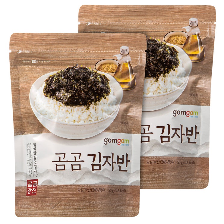 (로켓배송)곰곰 김자반, 50g, 2개입 가격정보