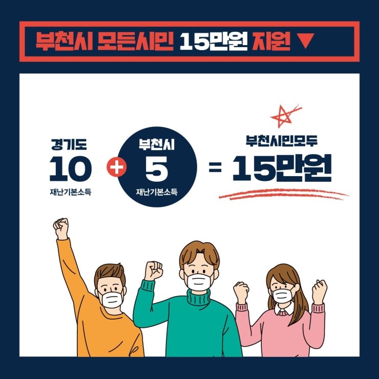  [부천시 국회의원 후보 설훈] 부천시가 모든 시민에게 1인당 5만원씩 재난기본소득 지급을 결정했습니다.