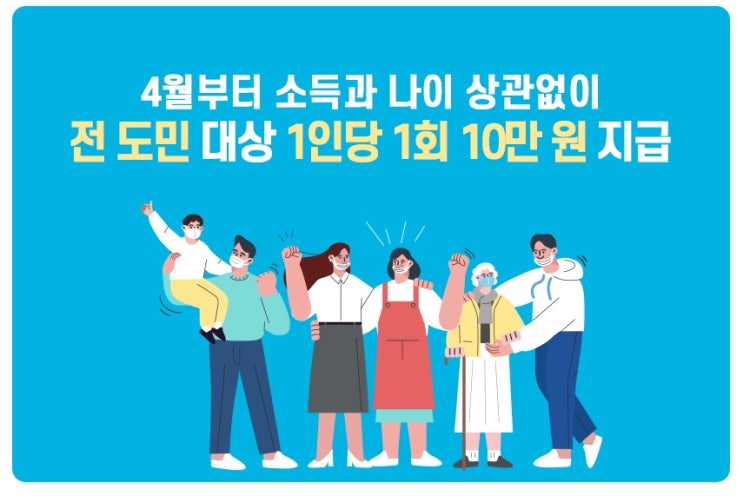  경기도 재난기본소득(재난긴급생계비) 신청, 지급 방법