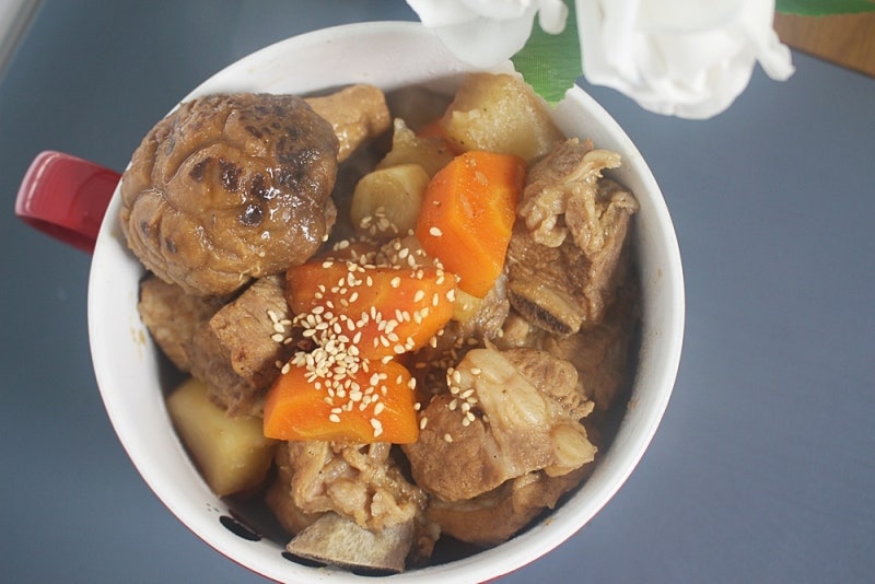 돼지갈비찜 황금 레시피 달달한 양념 비결은 사과
