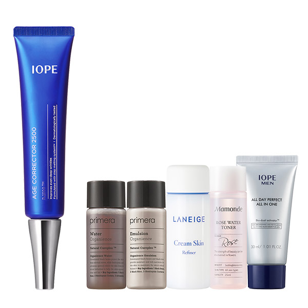 (로켓배송)아이오페 에이지코렉터 2500 20ml + 아모레퍼시픽 기초케어 5종, 1세트 가격정보 (로켓배송)아이오페 에이지코렉터 2500 20ml + 아모레퍼시픽 기초케어 5종, 1세트 가격정보