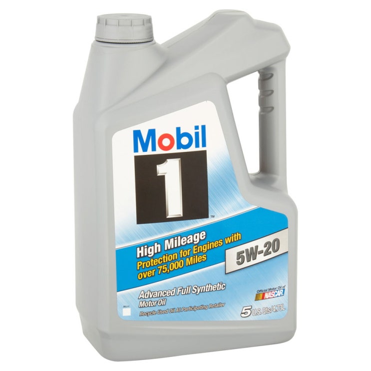 Mobil 1 모빌 원 5W-20 하이 마일리지 합성 가솔린 엔진오일 4.73L 가격정보 Mobil 1 모빌 원 5W-20 하이 마일리지 합성 가솔린 엔진오일 4.73L 가격정보