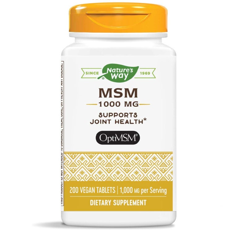 네이쳐스웨이 MSM 1000mg 타블렛, 200개입, 1개 추천해요