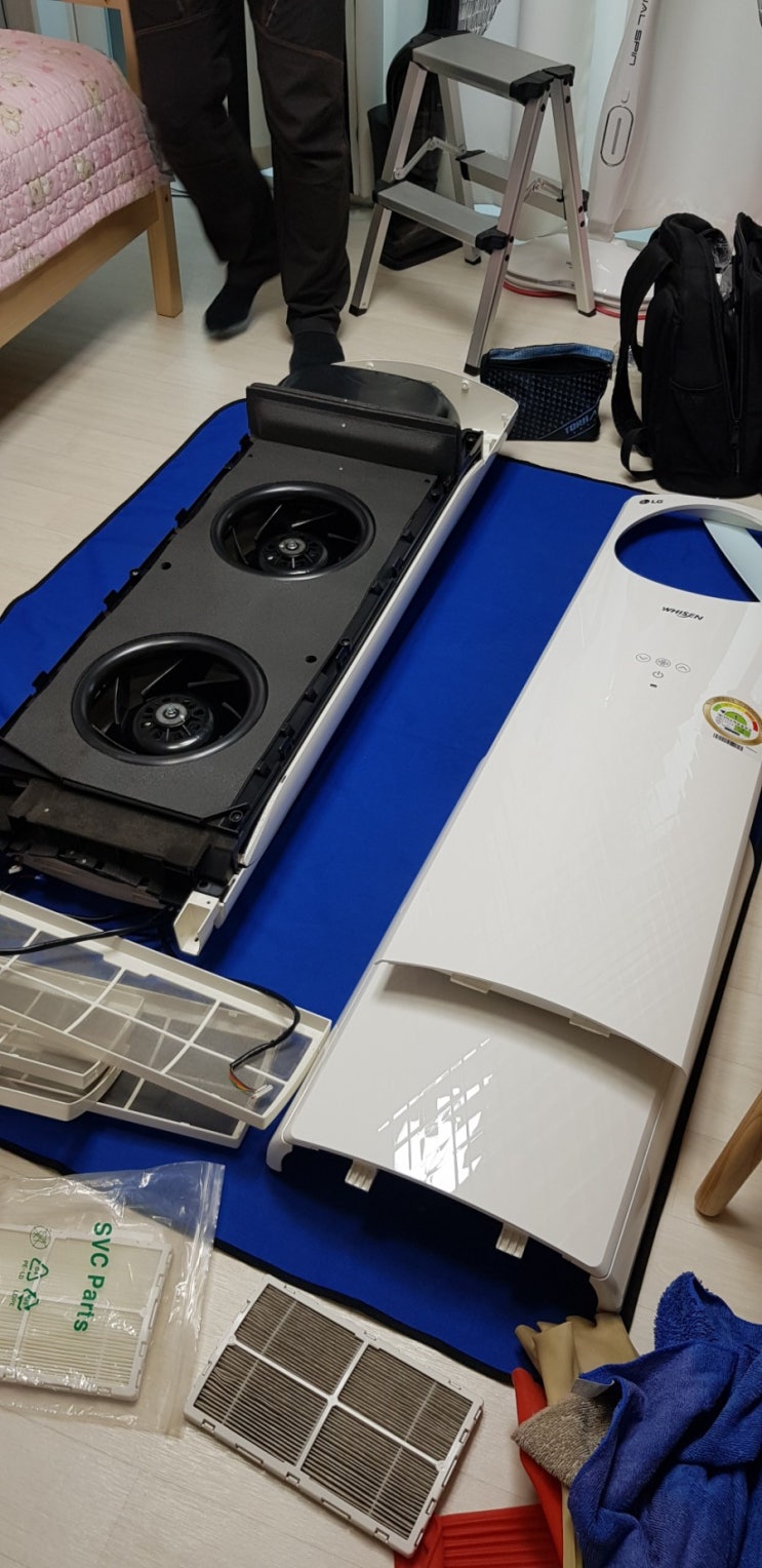  [에어컨청소]에어컨청소! 전문가는역시달라요!속시원하게청소했어요.