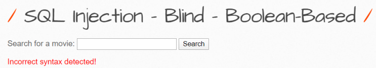  Blind Injection - Boolean Based