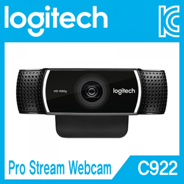 [역대급특가] Logitech Pro Stream Webcam 웹캠 922 카메라 웹캠 화상카메라 CCTV 내장마이크 [197,880원]
