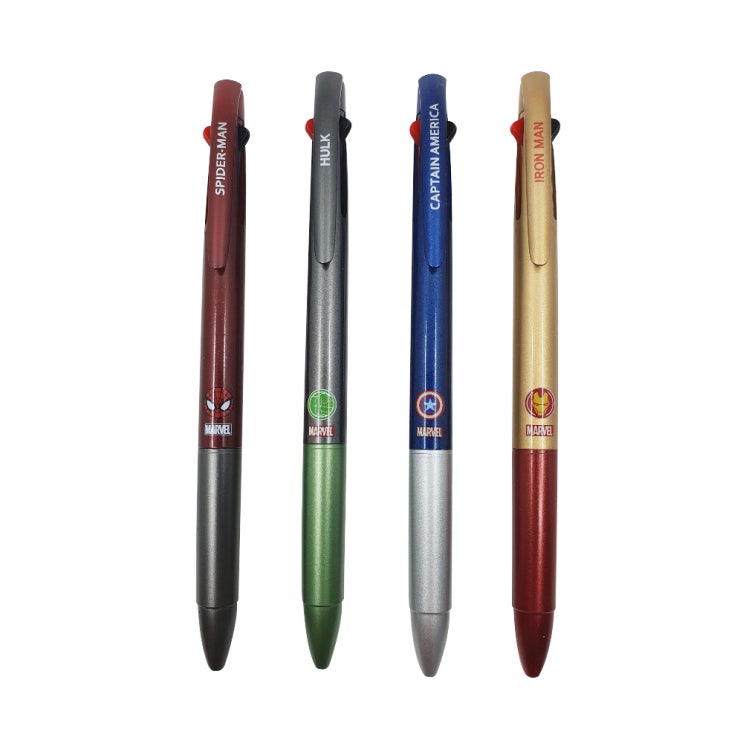 (로켓배송)마블 Marvel 캐릭터 3색 볼펜 4종 0.7mm, 스파이더맨, 헐크, 캡틴아메리카, 아이언맨, 1세트 추천해요 (로켓배송)마블 Marvel 캐릭터 3색 볼펜 4종 0.7mm, 스파이더맨, 헐크, 캡틴아메리카, 아이언맨, 1세트 추천해요