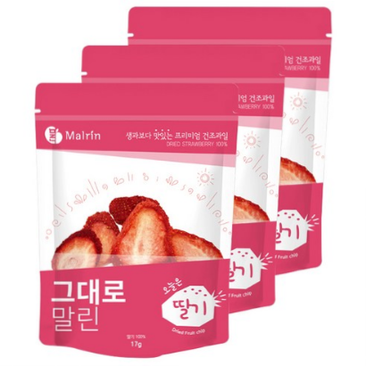  그대로말린 건조과일 오늘은 딸기 건과일, 건조과일, 8,580원