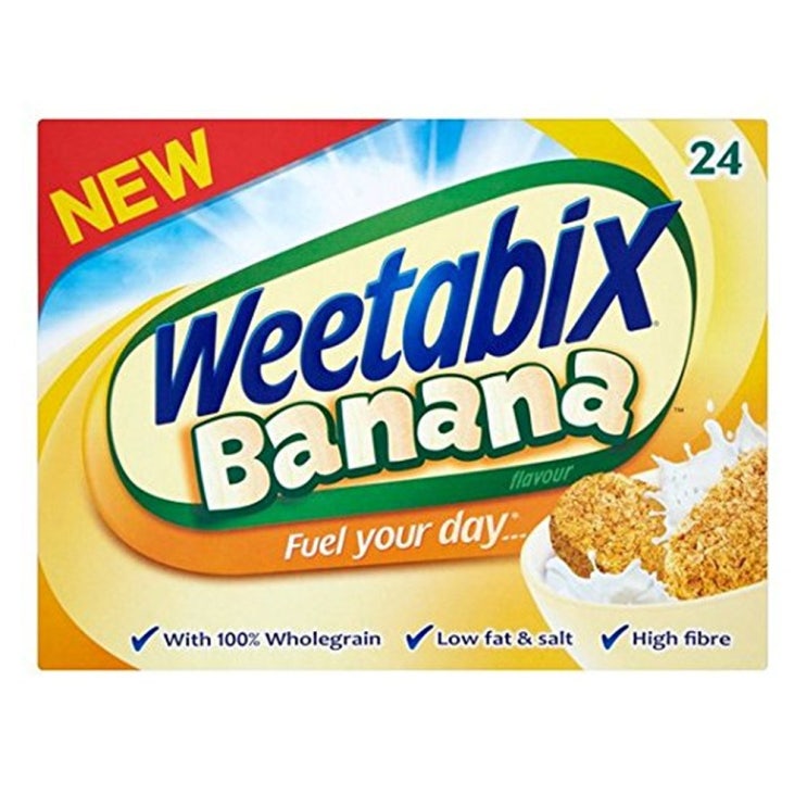 Weetabix 위트빅스 통곡물 바나나 시리얼 24개입 1팩, 단일상품 추천해요