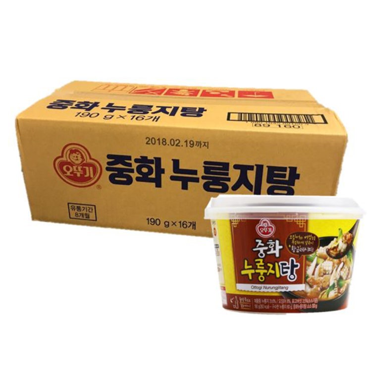  오뚜기 중화 누룽지탕 190g 16개입