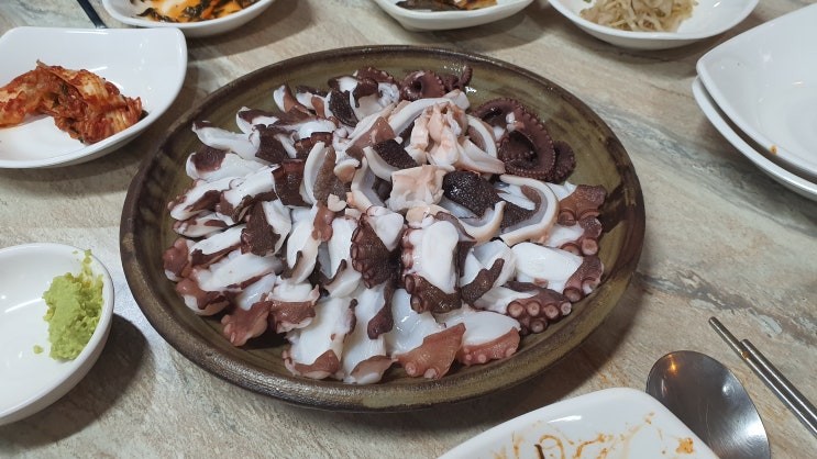  신방동 횟집 돌문어 천안 [갯뻘]