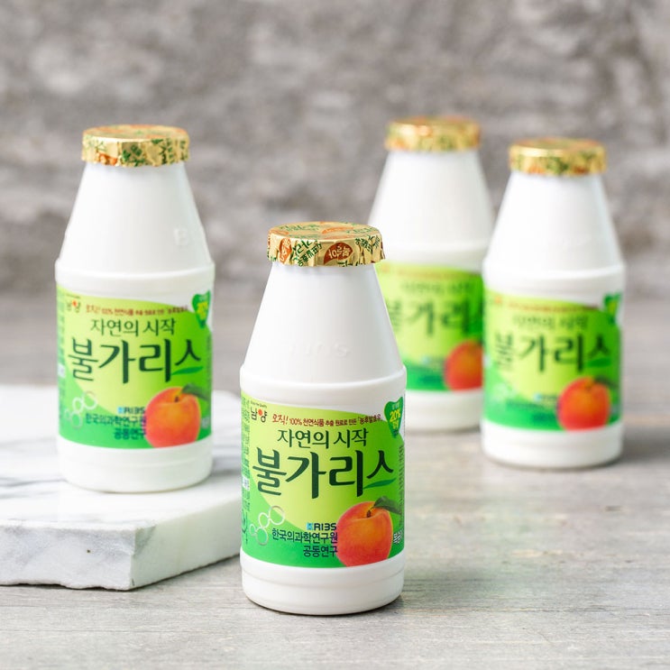  남양유업 자연의 시작 불가리스 요구르트 복숭아 150ml 4개