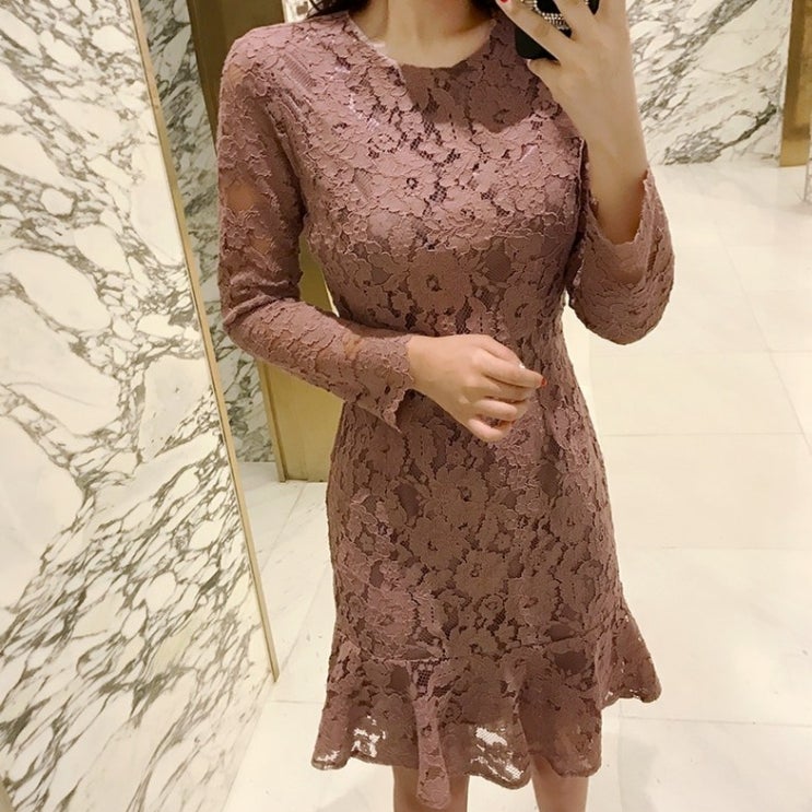워너비제이 헬렌 빅플라워 레이스 원피스 (3color) 추천해요 워너비제이 헬렌 빅플라워 레이스 원피스 (3color) 추천해요