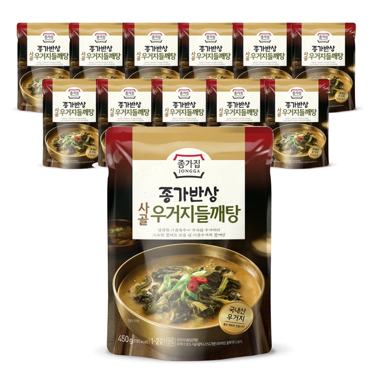 (로켓배송)종가집 사골 우거지들깨탕, 450g, 12개입 추천해요