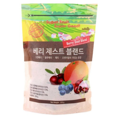  딜라잇가든 베리 제스트 블랜드 건과일믹스, 건조과일, 5,720원