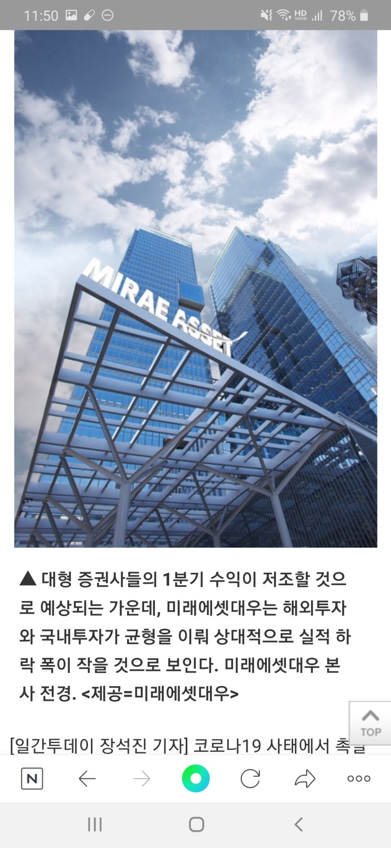 미래에셋대우2우B]증권사가 코로나19를 통해 노출된 위기는? : 네이버 블로그