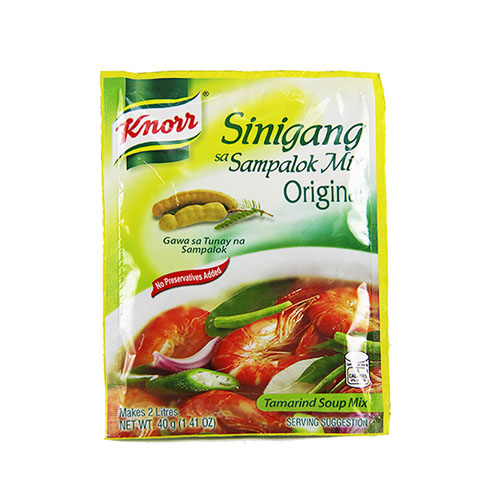 Knorr Sinigang Sampalok Mix Original 크노르 시니강 삼팔록 믹스 오리지날, 1개, 40g 추천해요
