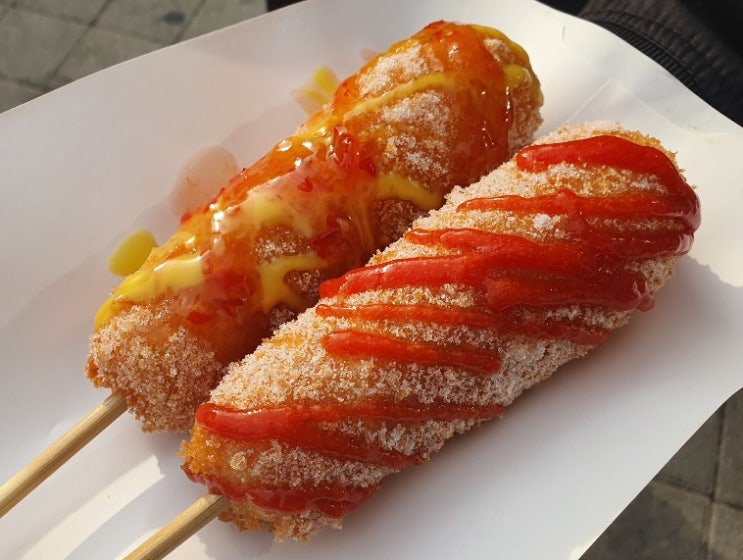  인천논현동 라피에스타 맛집 간단한 점심메뉴는 청춘쌀핫도그!