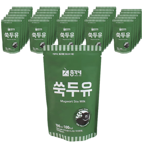  총각네 쑥두유 190ml 30개