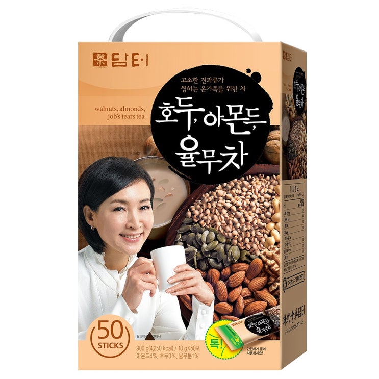 (로켓배송)담터 호두 아몬드 율무차, 18g, 50개 가격정보 (로켓배송)담터 호두 아몬드 율무차, 18g, 50개 가격정보