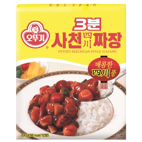  오뚜기 3분 즉석 사천짜장 200g 24개입