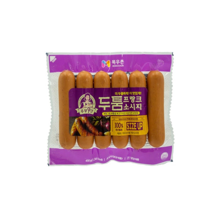 목우촌 주부9단 두툼 프랑크소시지 450g, 1개 추천해요 목우촌 주부9단 두툼 프랑크소시지 450g, 1개 추천해요