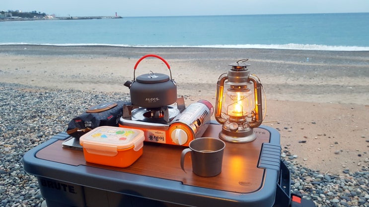  경주 양남 관성 솔밭 해변 해수욕장에 간단 차박 모드로 다녀오다. / 울산, 경주 차박 할만한 곳.