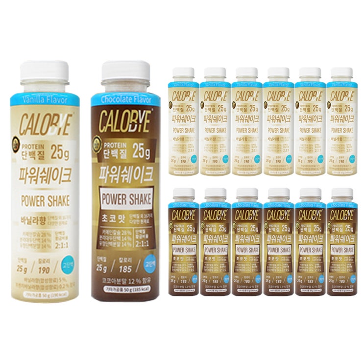 (로켓배송)칼로바이 파워쉐이크 단백질 헬스보충제 프로틴 초코맛 50g x 7p + 바닐라향 50g x 7p, 1세트 가격정보 (로켓배송)칼로바이 파워쉐이크 단백질 헬스보충제 프로틴 초코맛 50g x 7p + 바닐라향 50g x 7p, 1세트 가격정보