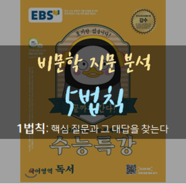  국어 비문학 공부법 5법칙(1-a)