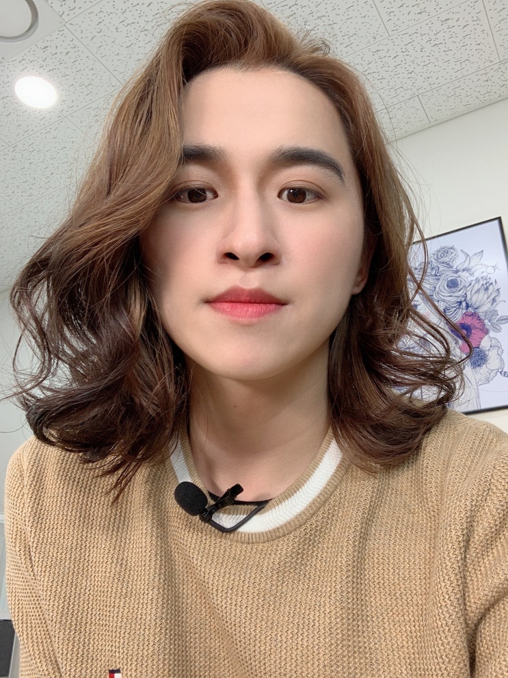  아무머리-남자단발 헤어