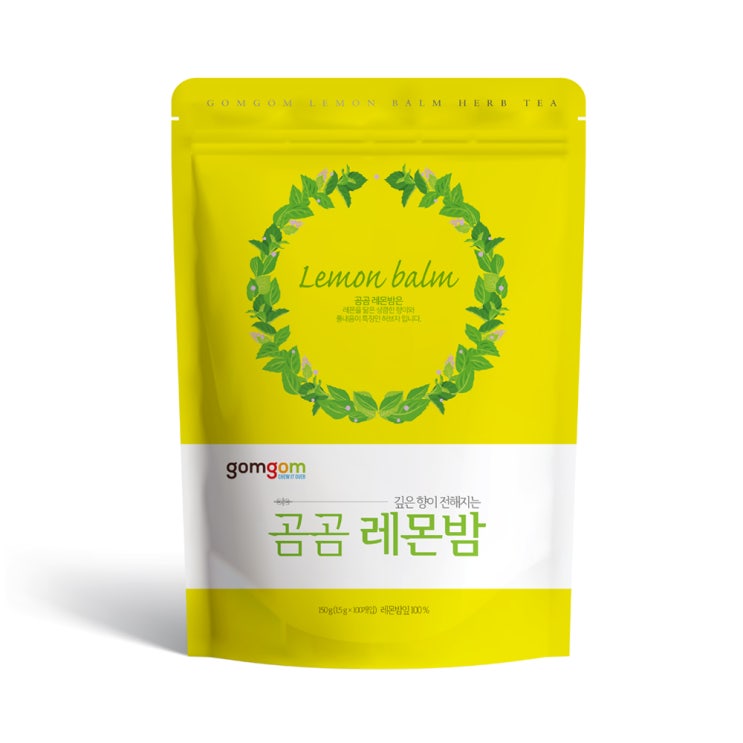 (로켓배송)곰곰 레몬밤 삼각티백, 1.5g, 100개입 추천해요