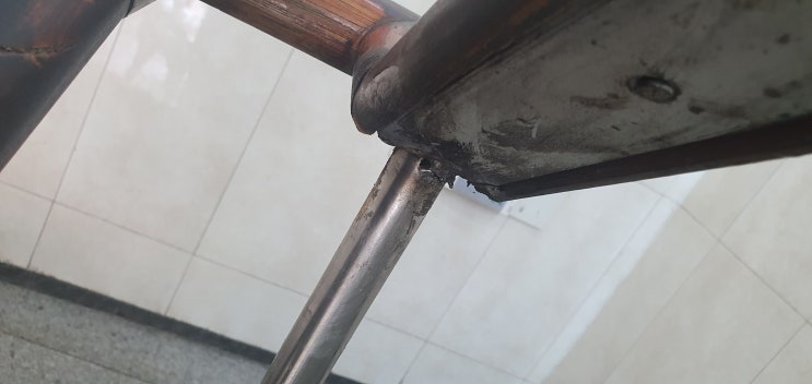  성북구 출장용접 난간용접 잘못된 부분 재용접 자료