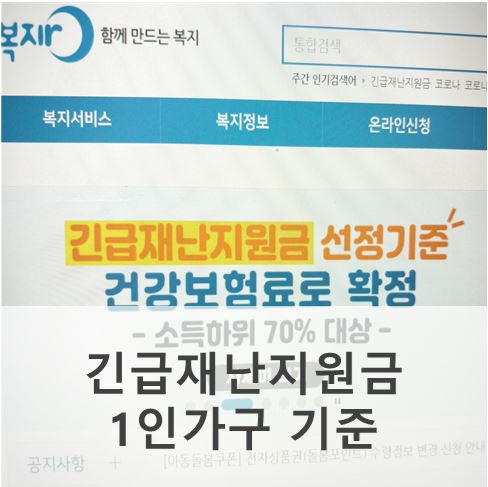  긴급재난지원금 1인 가구 기준 주민등록등본상! 세대분리는?