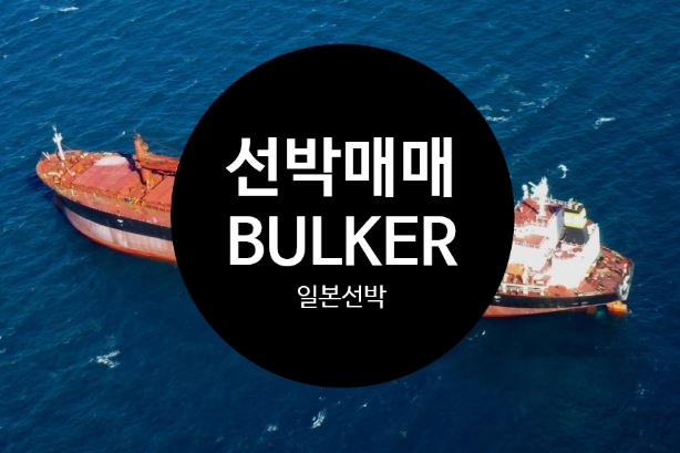 선박매매, 중고선박매매 2002 BUILT   50,992 DWT 일본 BULK 선박입니다.  Artificial Intelligence의모델링에 의한 스토리텔링