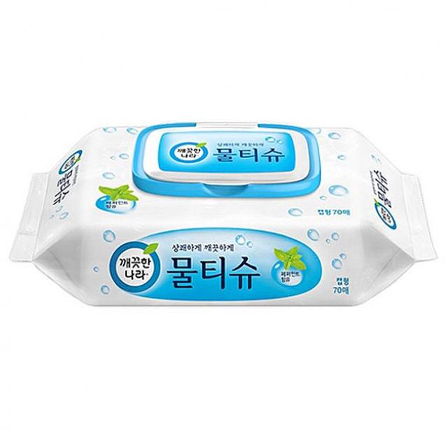  [강추] 즐거운코코 잇템 깨끗한나라 물티슈 70매 캡형 픽업해요!