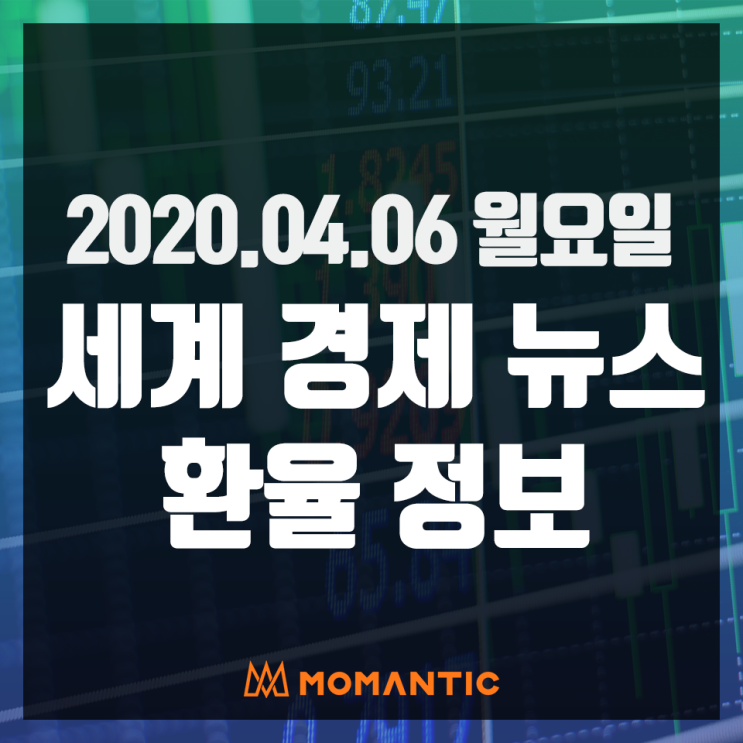 [20.04.06 세계경제뉴스 및 환율] 국제유가 감산기대에 상승했으나 OPEC+ 회의 연기! 영국 총리 코로나19 입원 소식에 파운드 하락