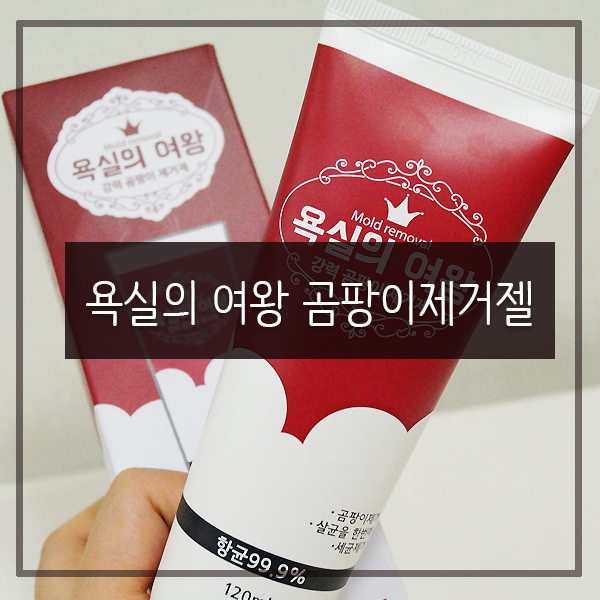 욕실 곰팡이 제거는 '욕실의 여왕 곰팡이제거젤' 추천!!!