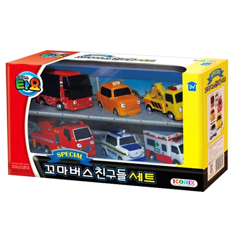  [  리뷰 가득한 블로그 ] -  타요 스페셜 꼬마버스 친구들 6종 세트, 혼합색상