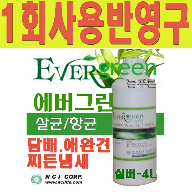  [강추] 아인스마켓 에버그린 투명 4L 살균 항균 은나노첨가 찌든냄새제거 주방잡화, 본상품선택 픽업해요!