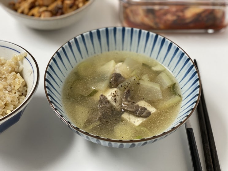 [레시피] 백종원 소고기무국, 두부 넣어 더 담백하게!